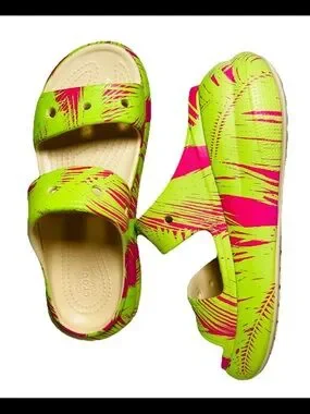 CROCS | Shoes | Crocs Classic Crush Spring Break Womens 8 Sandals 28490 ...